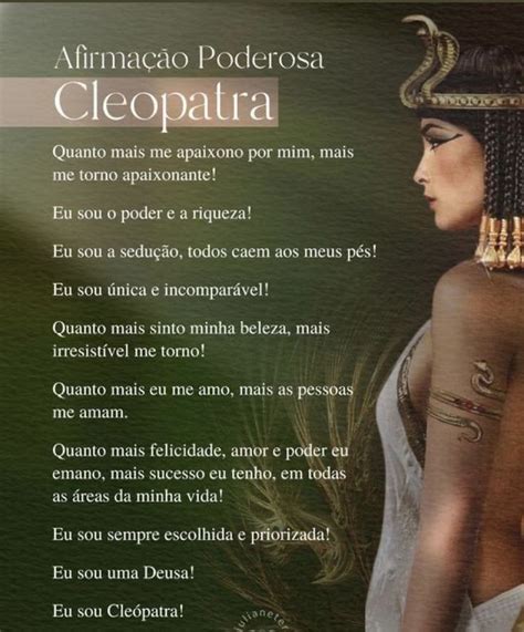 arquetipo cleopatra|arquetipo cleopatra afirmações.